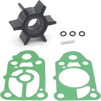 16154 Outboard Water Pump Impeller Service Kit Compatible with Mercury Mariner 4 Stroke 2-3.5 HP Models Marine Boat Motor Engine Replacement 47-16154 47-161543 8M0204676 Sierra 18-3098