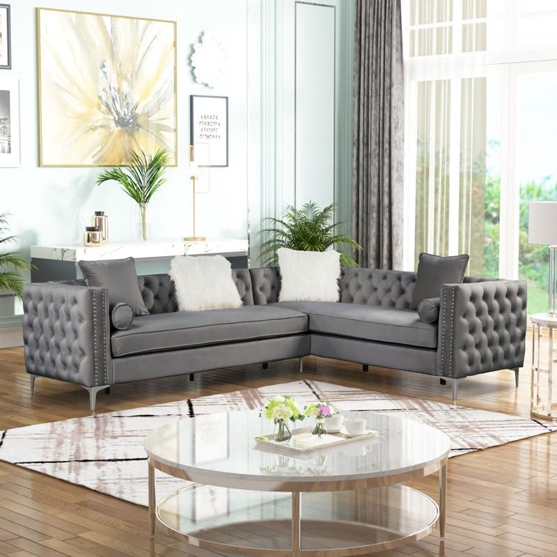 Homevibes 5 Seater Mourcourt Decent sectional L Shape Sofa Stylish and