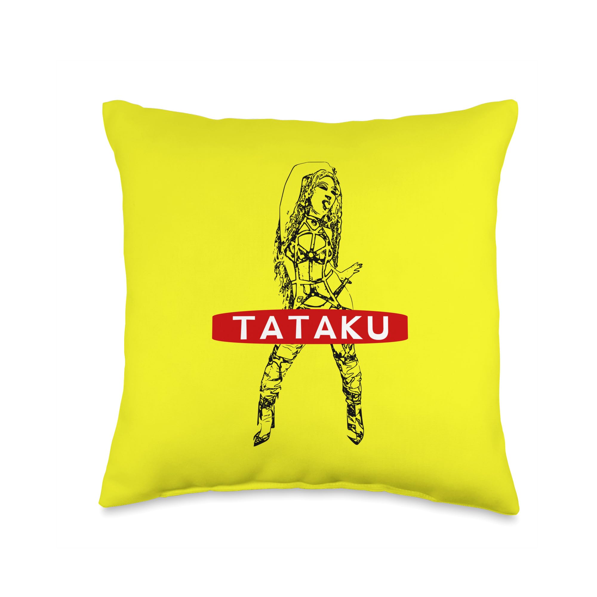 Anthony MrugaczTataku Throw Pillow, 16x16, Multicolor