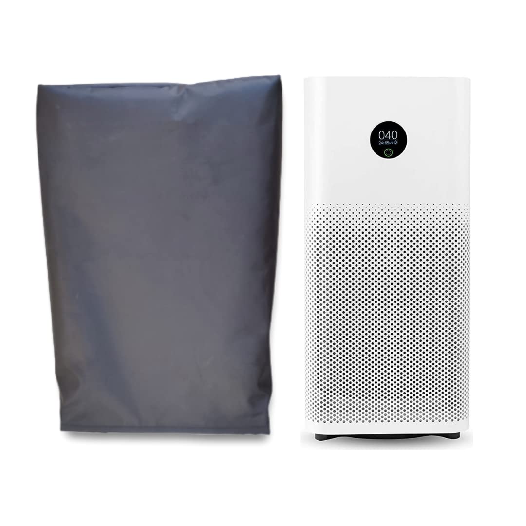 MAINDAIS Dust Proof Water Proof Washable Air Purifier Cover for ‎‎FJY4033IN Size (LXW XH - 24 X 24 X 52 CM) (MDAPC‎-105-BLACK)