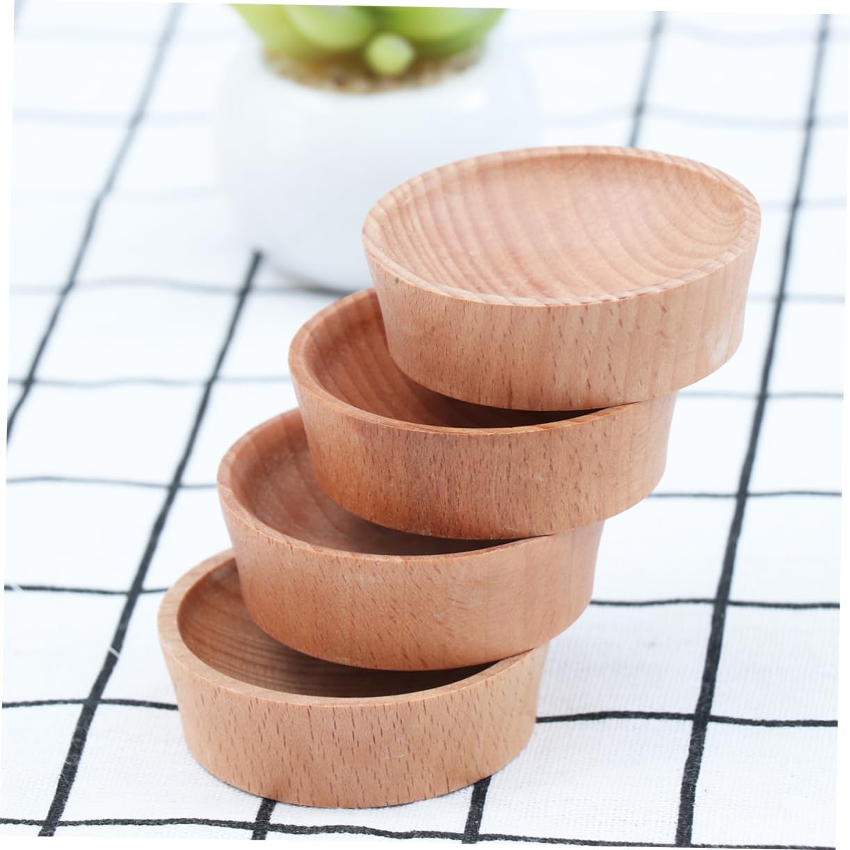 Ciieeo 12pcs Sauce Dipping Dish Condiment Containers Portable Serving Plates for Kitchens Picnics