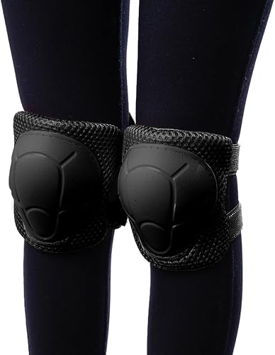 Miniatura 6 de Rude Boyz - Juego de almohadillas para casco de bicicleta, rodilleras, coderas, muñequeras para niños y niñas