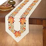 Decorative Fall Leaves Table Linens, Runner