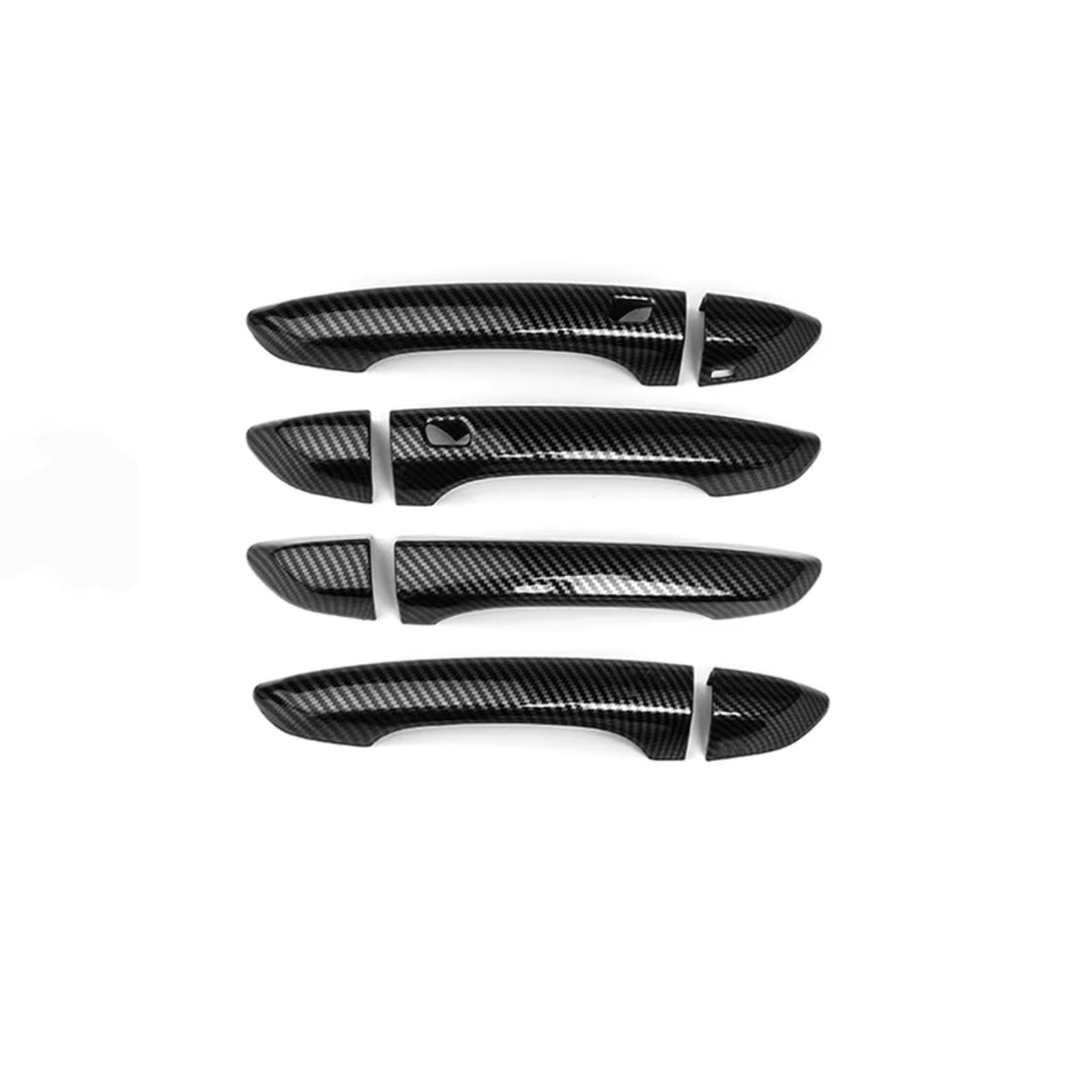 Lrfzsych Carbon Fiber Car Outer Door Handle Compatible With Kia For Stinger 2018 2019 2020 2021 2022 2023 Exterior Door Handle Cover Decoration Sticker Trim Protector Styling(,Lhd)