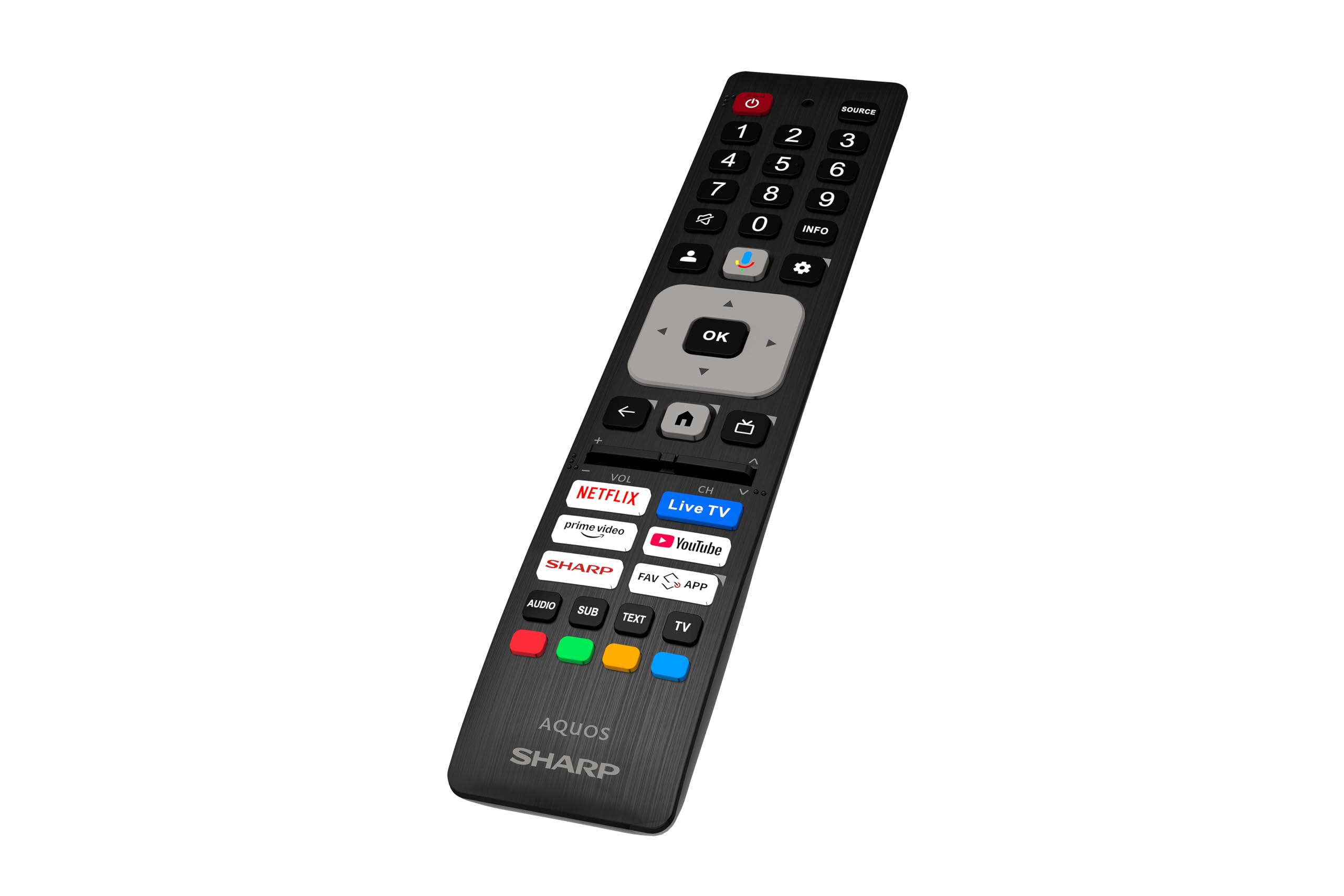 Sharp 50HP5365E - GOOGLE TV, 50" UHD, FRAMELESS, 60Hz, QLED, HDR10, Dolby Vision HDR, Google Assistant con microfono, Chromecast, Bluetooth, DOLBY Atmos 2x12W, HDMI 2.1 x4, USBx2, Colore nero