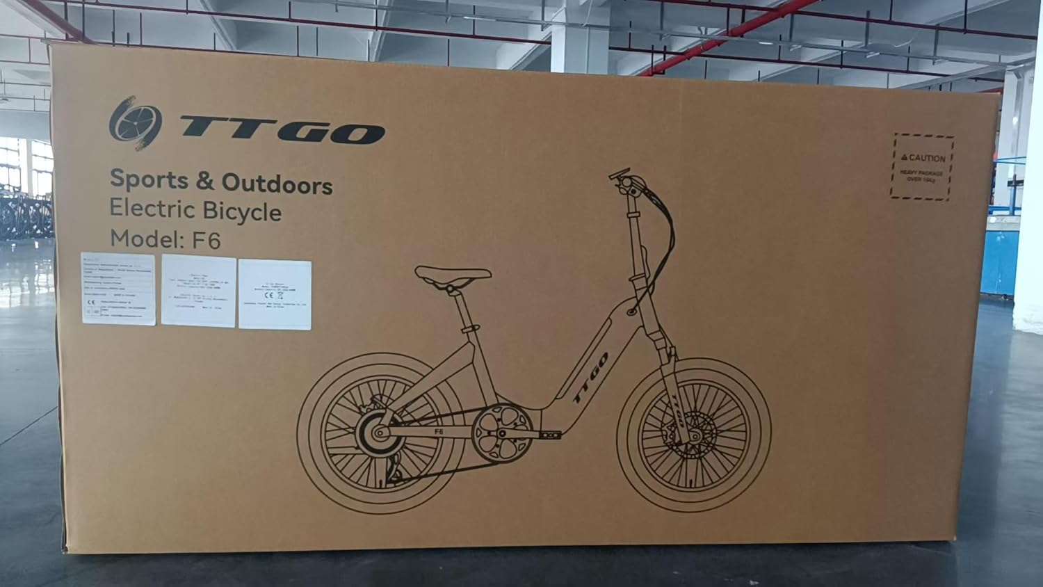 ttgo F6 Electric Bicycle packaging box