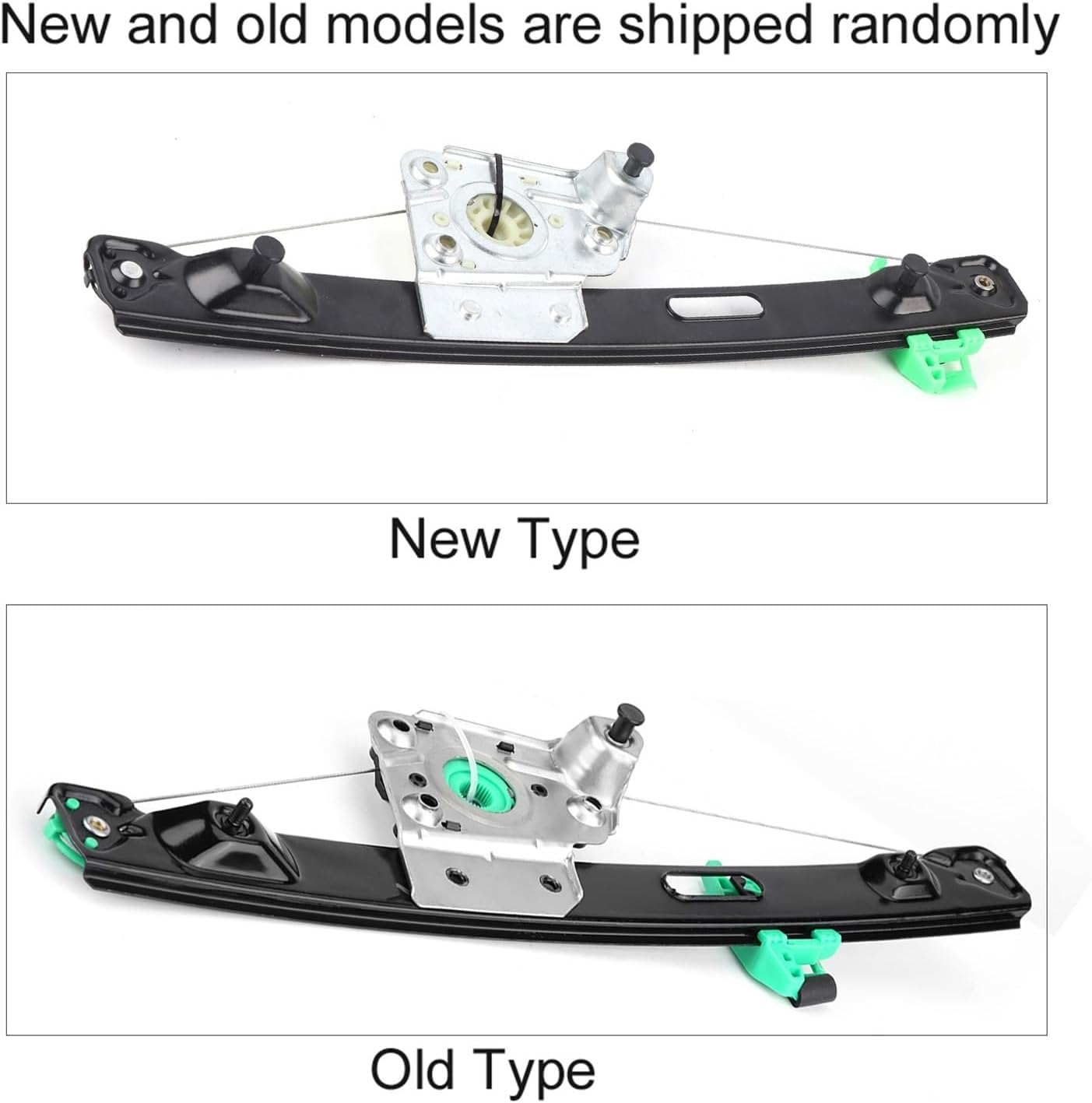 Rear Right Power Window Regulator Passenger Side Compatible with BMW E90 3 Series 4 Door 51357140590