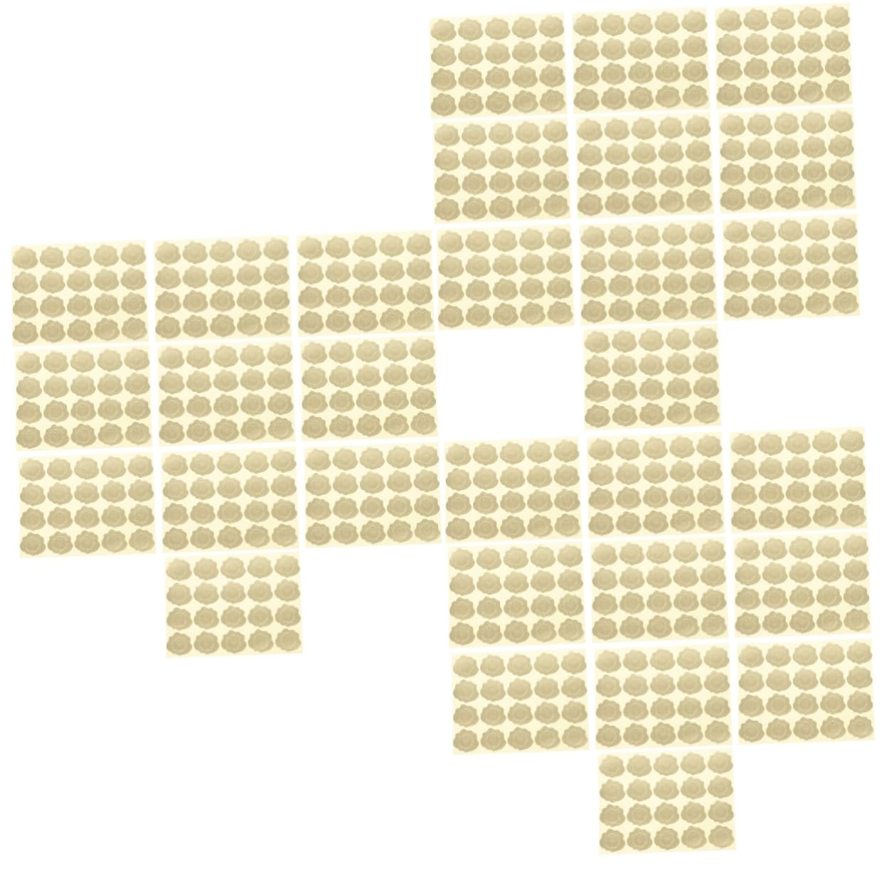 SHINEOFI 30 Hojas Pegatinas de sellado etiquetas de puntos circulares circulo pegatinas adhesivo stickers infantiles pegatinas para libros decoración de oro pegatina dorada en Papel