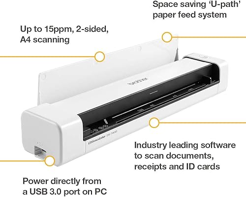 Miniatura 9 de BRTDS620 - Brother DS-620 Escáner alimentado con hojas - 600 dpi Óptico