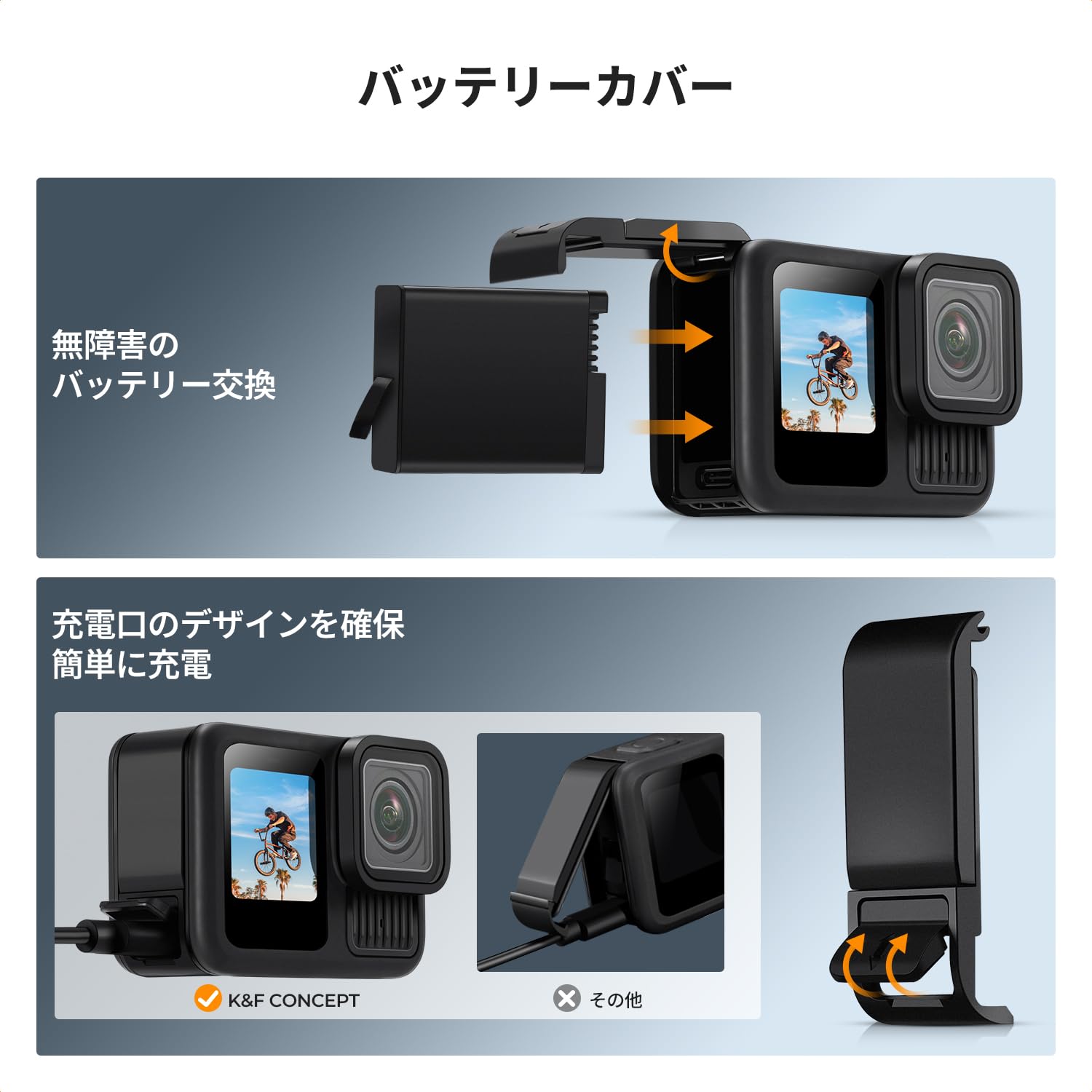 Amazon | K&F Concept gopro アクセサリーキット GoPro 13専用 保護 