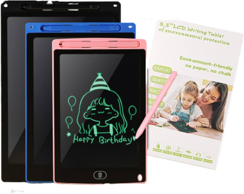 Lousa Magica Infantil Digital Tablet LCD Tamanho Grande 8.5 Polegadas Com Caneta Resistente a Queda Duravel JOJOSEE | Amazon.com.br