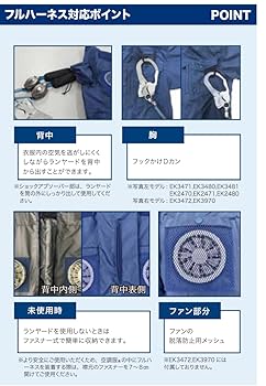 EIKO EK3970 空調服 Lサイズ ※服のみ※ダークブルー Amazon.co.jp: エイコー EIKO 空調作業服 服のみ EK3970 剛肩