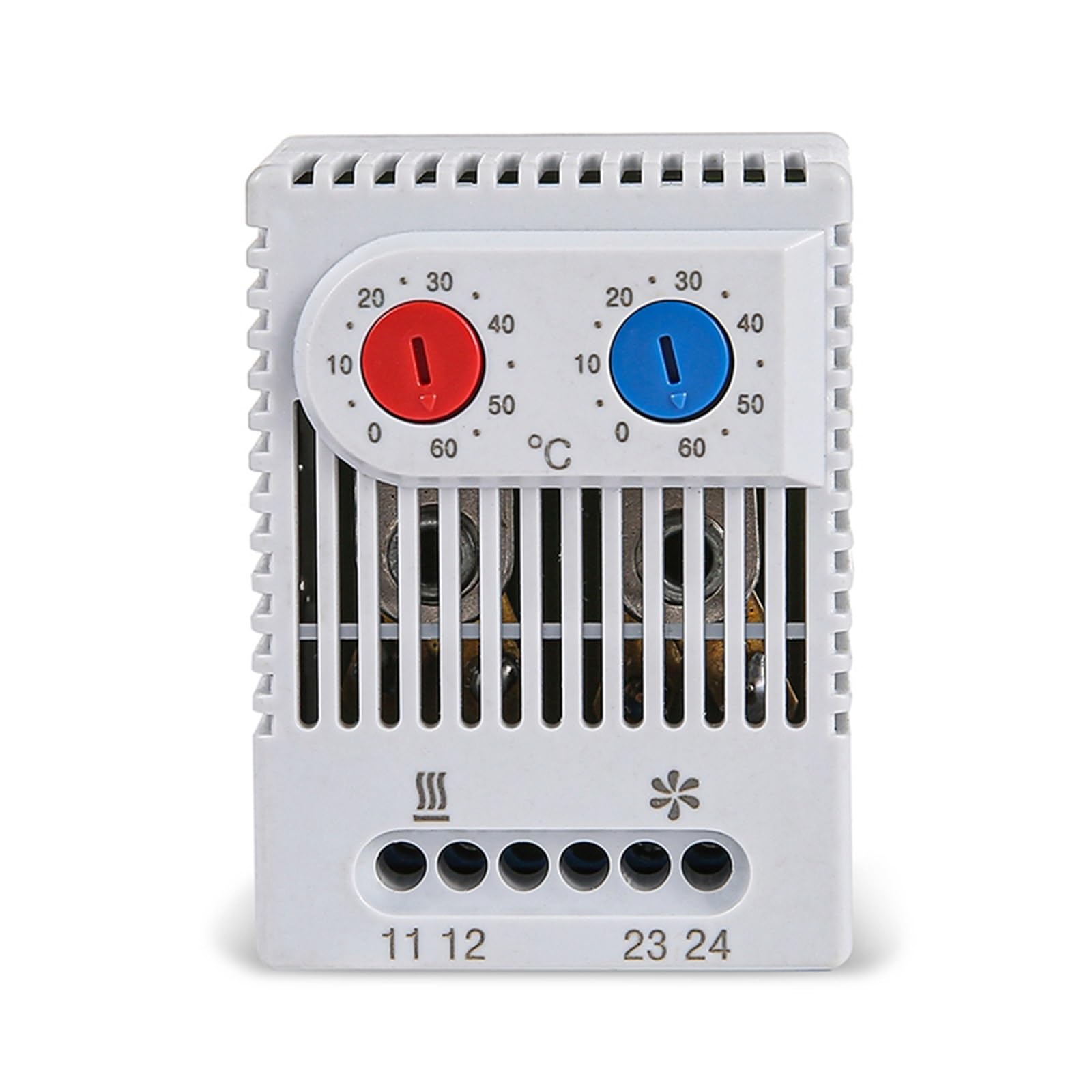 1pcs 0-60'C KTO011 KTS011 Compact Bimetallic Thermostat Mechanical Temperature Controller Normal Open Close KTO 011 KTS(ZR011 Heat and Cool)
