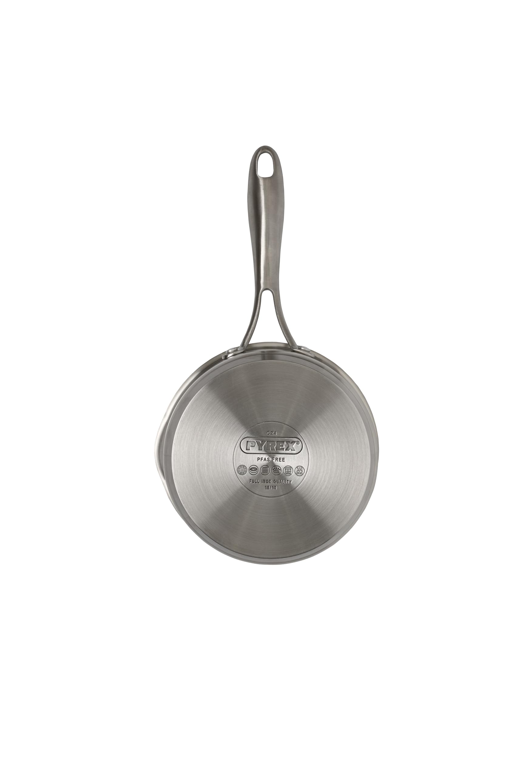 PYREX Infinity Cazuela Inducción Acero Inoxidable 18 cm con Tapa