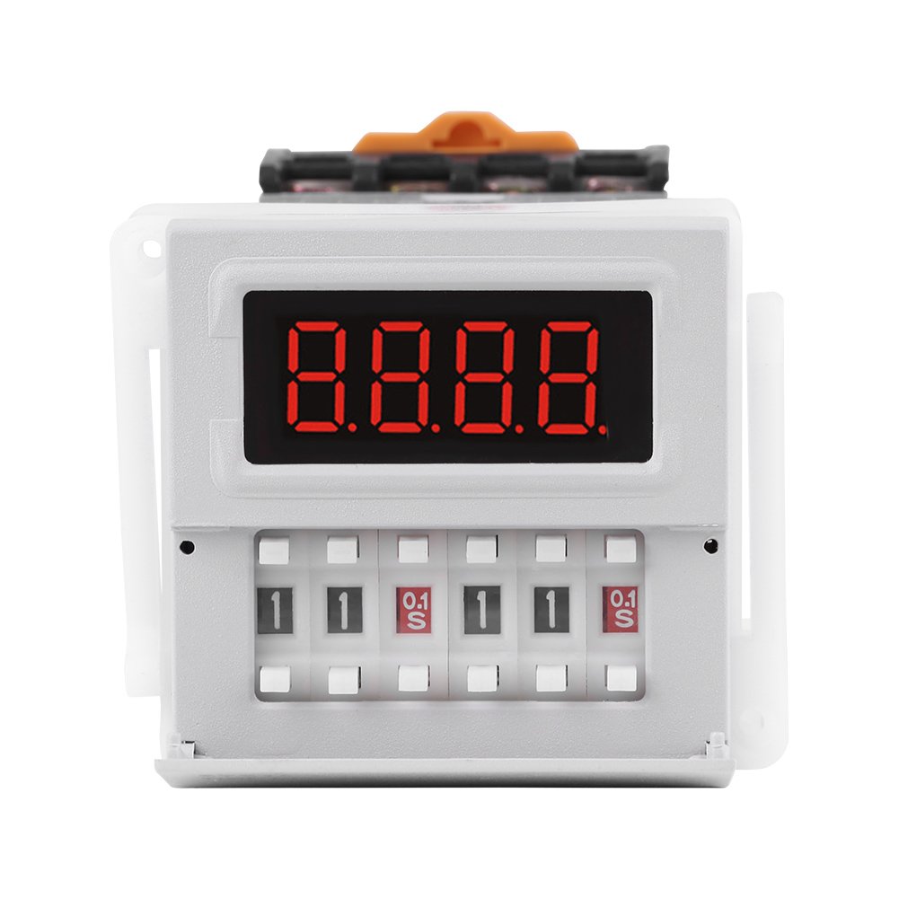 AC/DC Digital LED Time Delay Relay Switch 24240V Delay Timer Relay 0.1S99H ZYS48S Time Switch