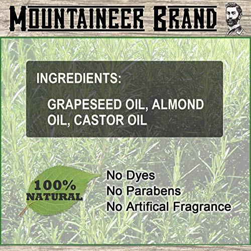 Mountaineer Brand Beard Oil | Natural Beard Oil For Men | Conditions Softens Hydrates Hair | Soothes Dry Itchy Skin | Beard Oil Growth For Men | Grooming Beard Maintenance Treatment | Unscented 2Oz #TOP4