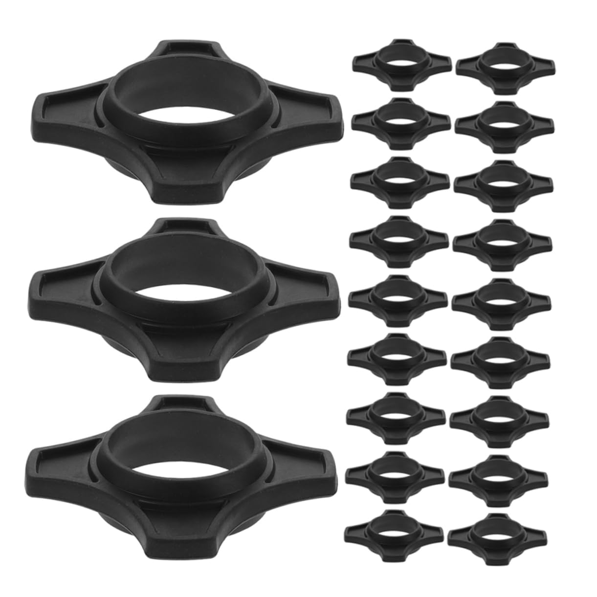 Toyvian 30pezzi Anello di Ricambio Anti-rotolamento in Gomma per Microfono Anello Anti-caduta per Microfono per Microfoni Portatili