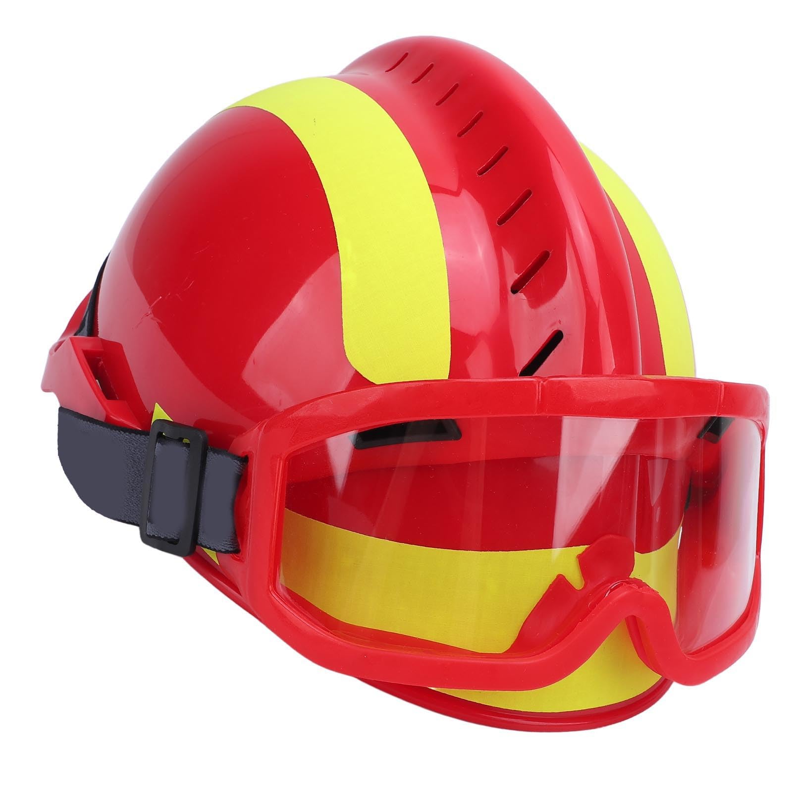 Casco de Rescate con Casco Ligero y Duradero para Seguridad en, Ajustable para Obras de Construcción y Bomberos, PC, tamaño: 30 X 16 Cm