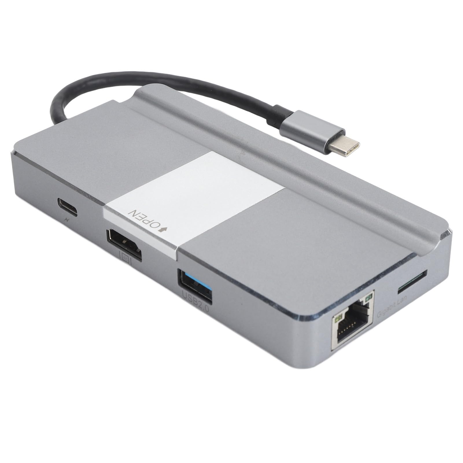 8 w 1 Hub USB C, 4K RJ45 PD