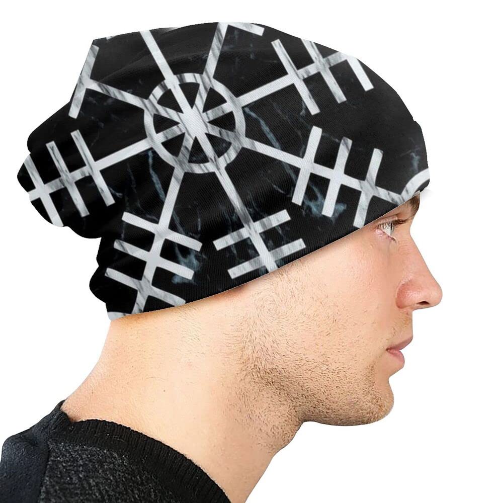 WSXJJ Skullies Calle Vikinga 3D Gorros Gorros Sombreros Gorro Sombrero