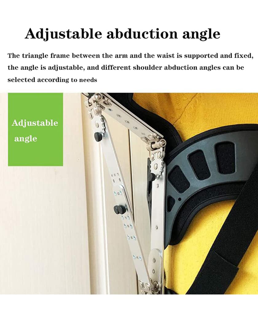 Tutore per fissazione per abduzione della spalla per adulti Ortesi per spalla regolabile Immobilizzatore per frattura dell'omero Supporto per dislocazione del braccio Imbracatura per braccio