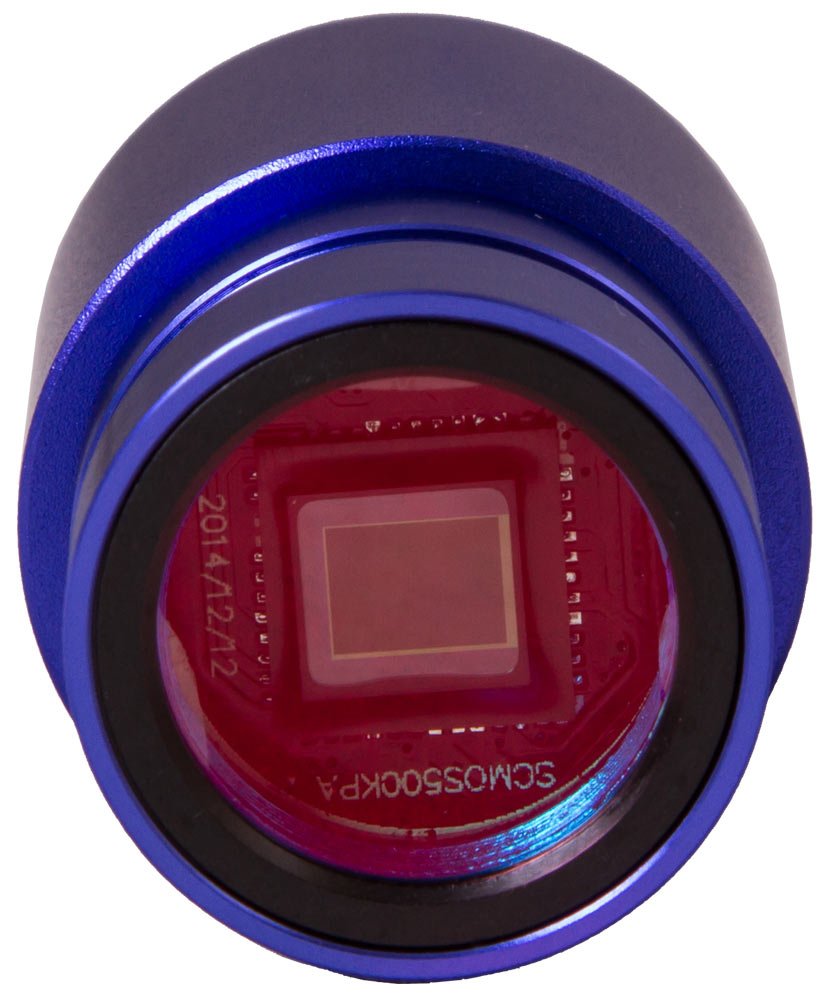 Cámara Digital Levenhuk M500 Base para Microscopios con el Software Necesario (Compatible con Mac, Linux y Windows)