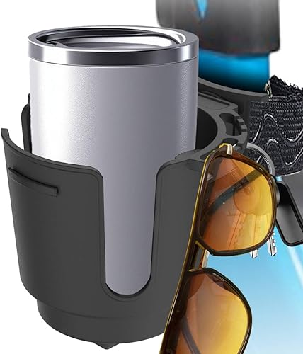 Portavasos ajustable multiángulo, portavasos universal para sillas de ruedas, andadores, cochecitos, carritos de golf y campamentos, abrazadera para