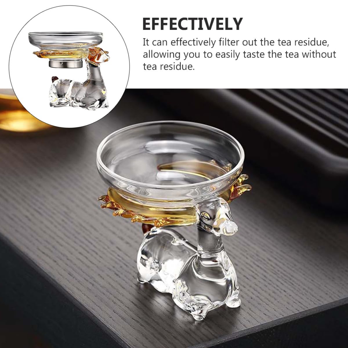 Filtrar Té de Vidrio Filtro en de Resistente Uso Calor Residuos Adecuado Casa