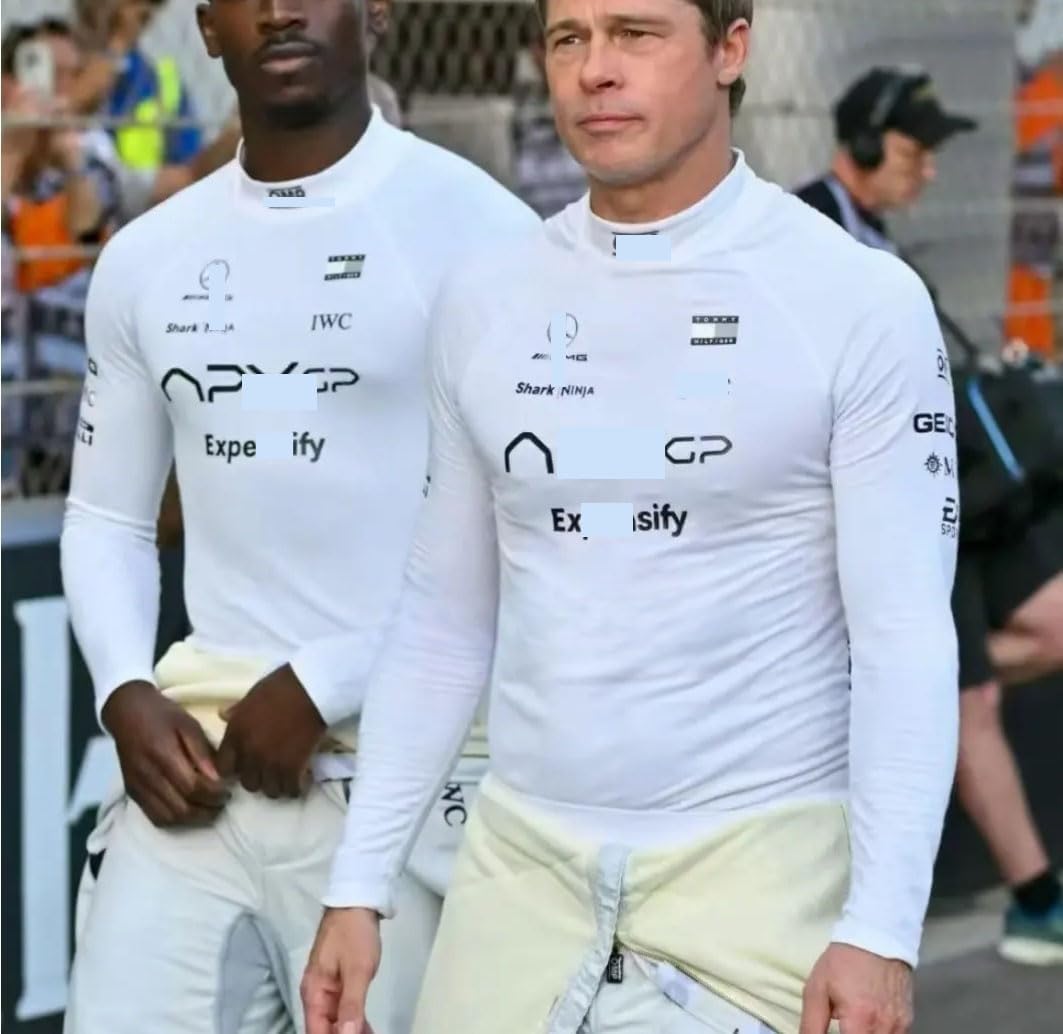 [K-KOPAAWWA] f1 映画 スピードカー ブラッドピット レーシングスーツ 同款 ブラピ エフワン 車神 長袖ジャージ ホ