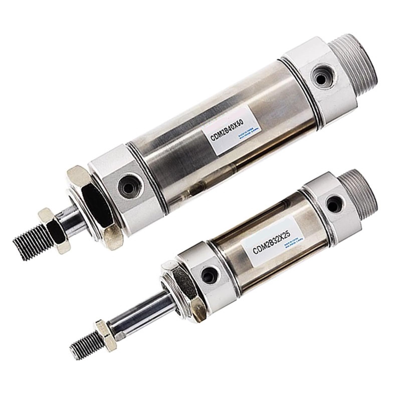 Cilindro de aire de acero inoxidable magnético para automatización