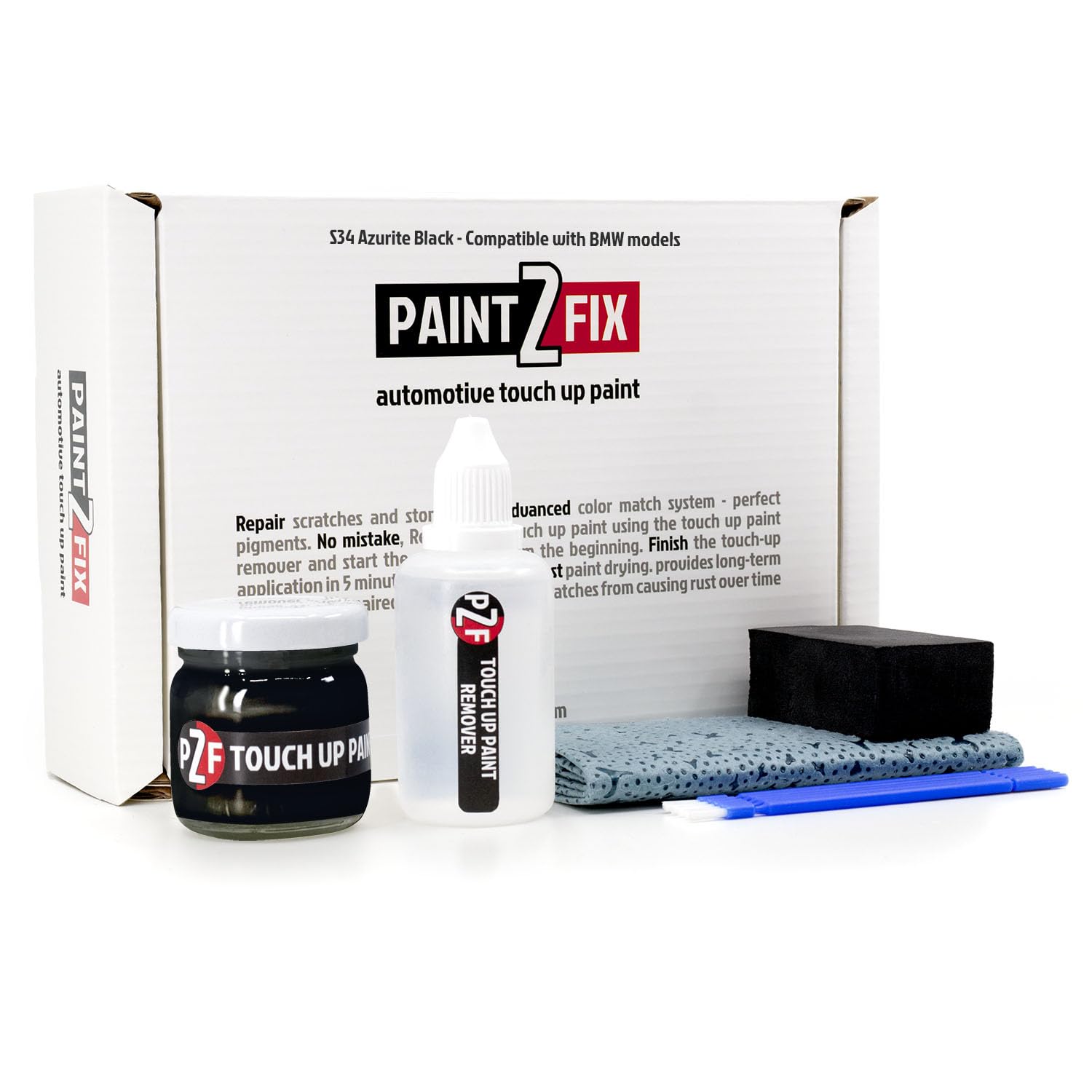 Amazon.com: S34 Azurite Black Touch Up Paint Kit for BMW