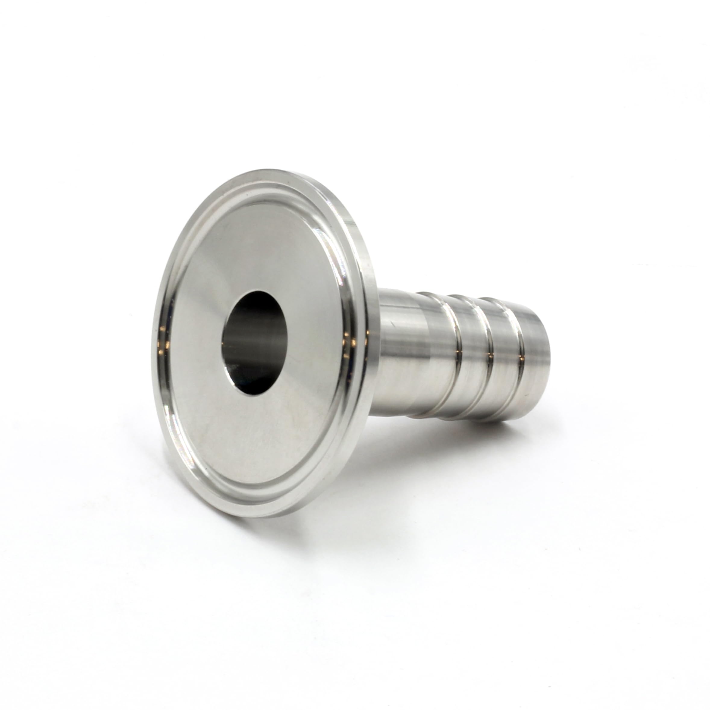 HFS(R) 1.5" Tri Clamp to 3/4" Hose Barbed (OD: 19mm) Adapter Stainless Steel 304 Sanitary Home Brewing Fitting（1.5" TC x 3/4" Barb (19mm))