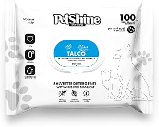 Reinigungstücher für Hunde/Katze, Talkum