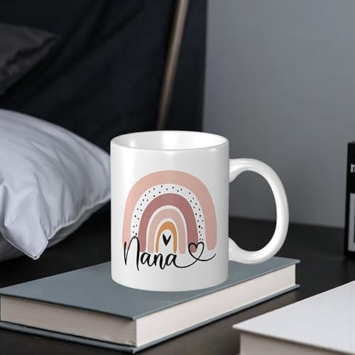 Vista 13 de Divertida taza de café Mimi, novedosa taza de regalo de cumpleaños de Navidad para mujeres, abuela, abuela de nieta o nieto, regalo de taza de té