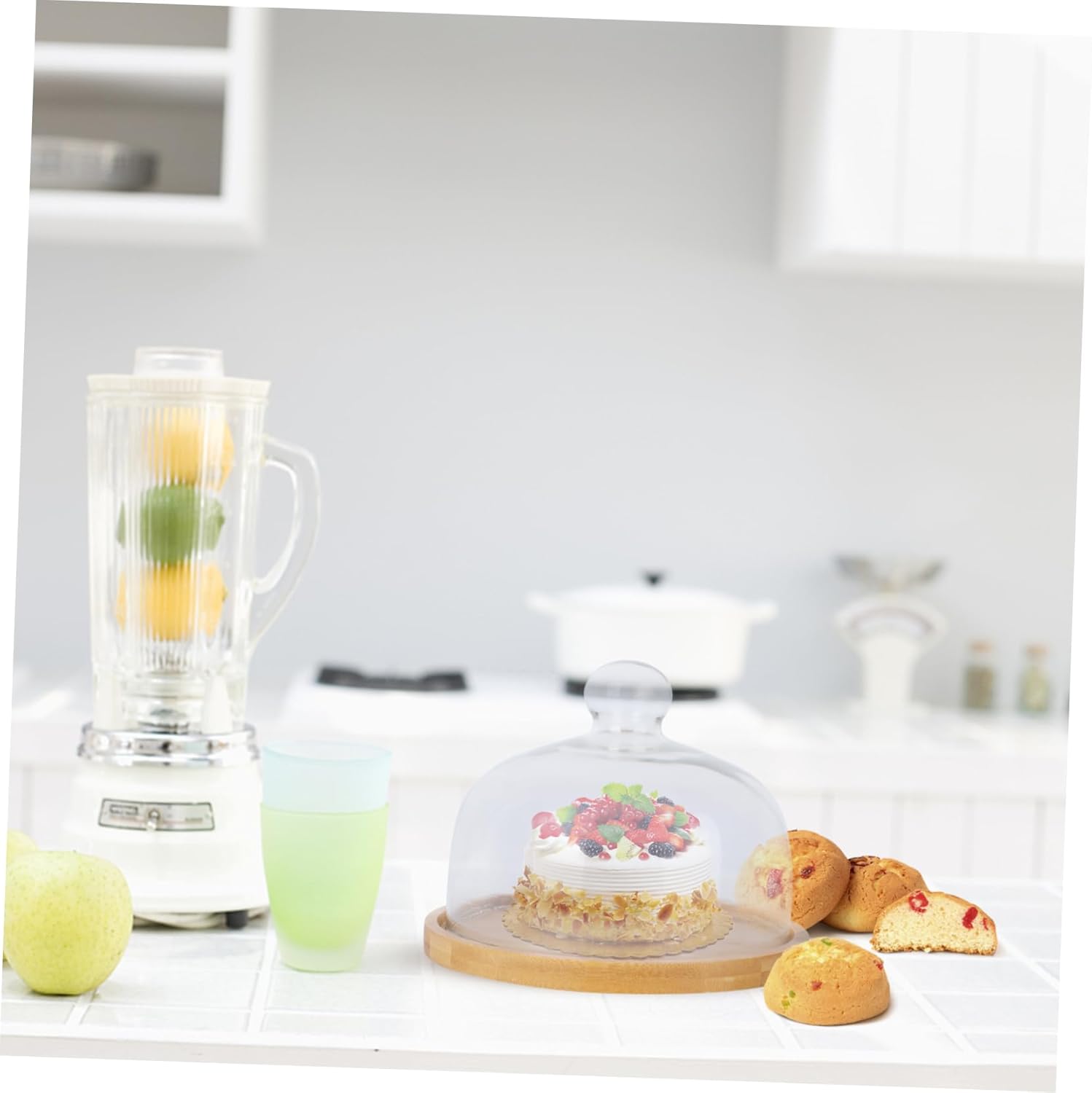 STOBAZA 1Pc Cake Cover and Bottom Portable Dessert for Transporting Cakes Cupcakes and Pies and Versatile Cake Storage