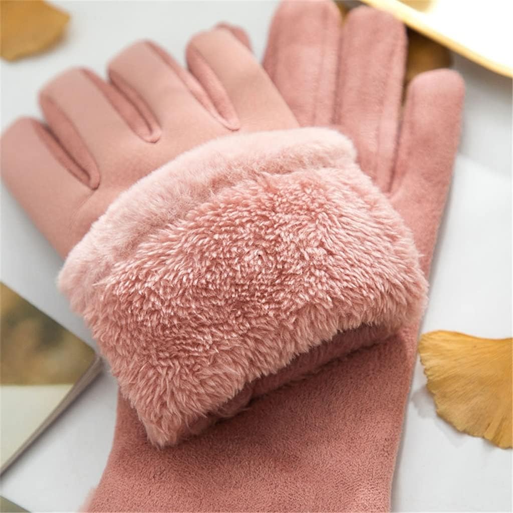 Women Winter Waterproof Keep Warm Touch Screen Gloves Japanese Cute Lovely Cartoon Plush Female Thicken image 5