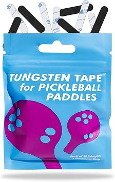 DZrudun Pickleball Paddle Weights,10PcsTungsten Tape for Pickleball Paddles