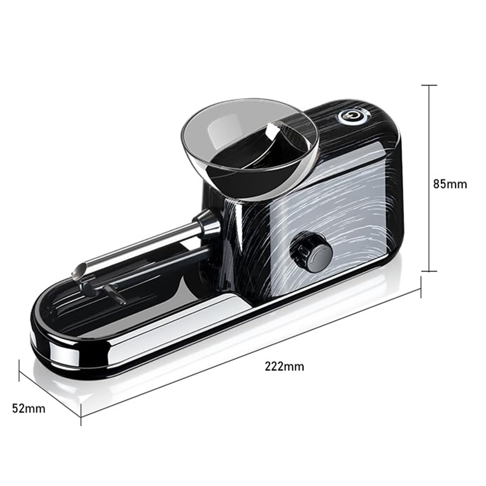 Macchina per rollare Sigarette, Sigaretta Elettronica Portatile con Rullo for Tabacco, Adatta for Pipe da Fumo di Dimensioni Standard 6,5/8 mm