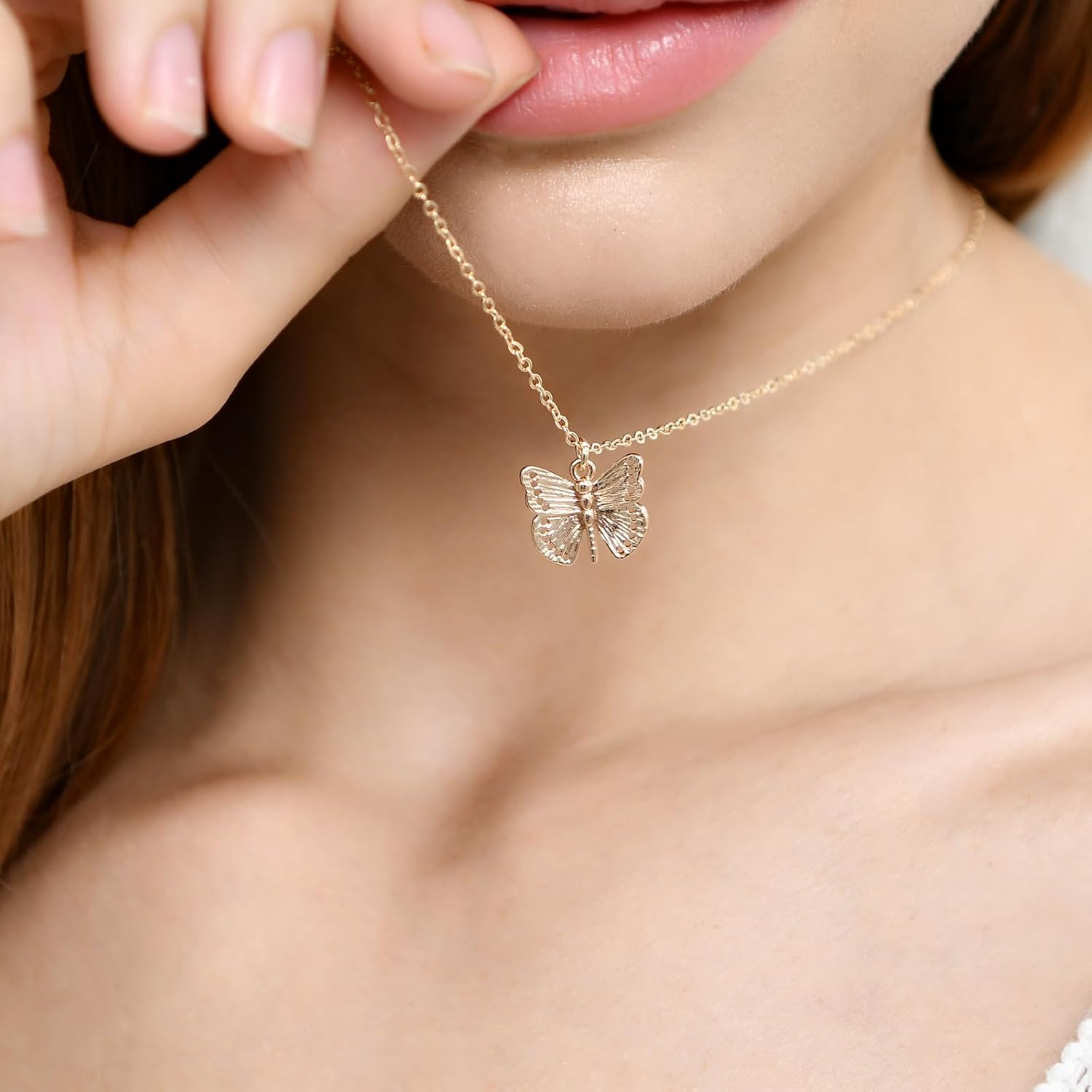 Ldurian Layered Necklaces for Women - 14K Dainty Gold Plated Layering Chokers Necklaces Set Multilayer Delicate Necklace Trendy Adjustable Long Layered Necklaces for Women - Image 3