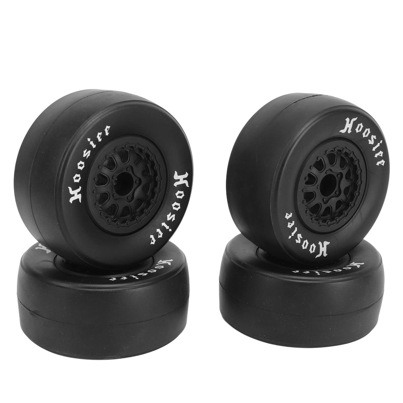 4 Uds., Neumáticos De Coche Teledirigidos A Escala 1/10, Neumáticos De Goma, Bujes De Rueda De Plástico para Coche De Control Remoto Todoterreno 1/10