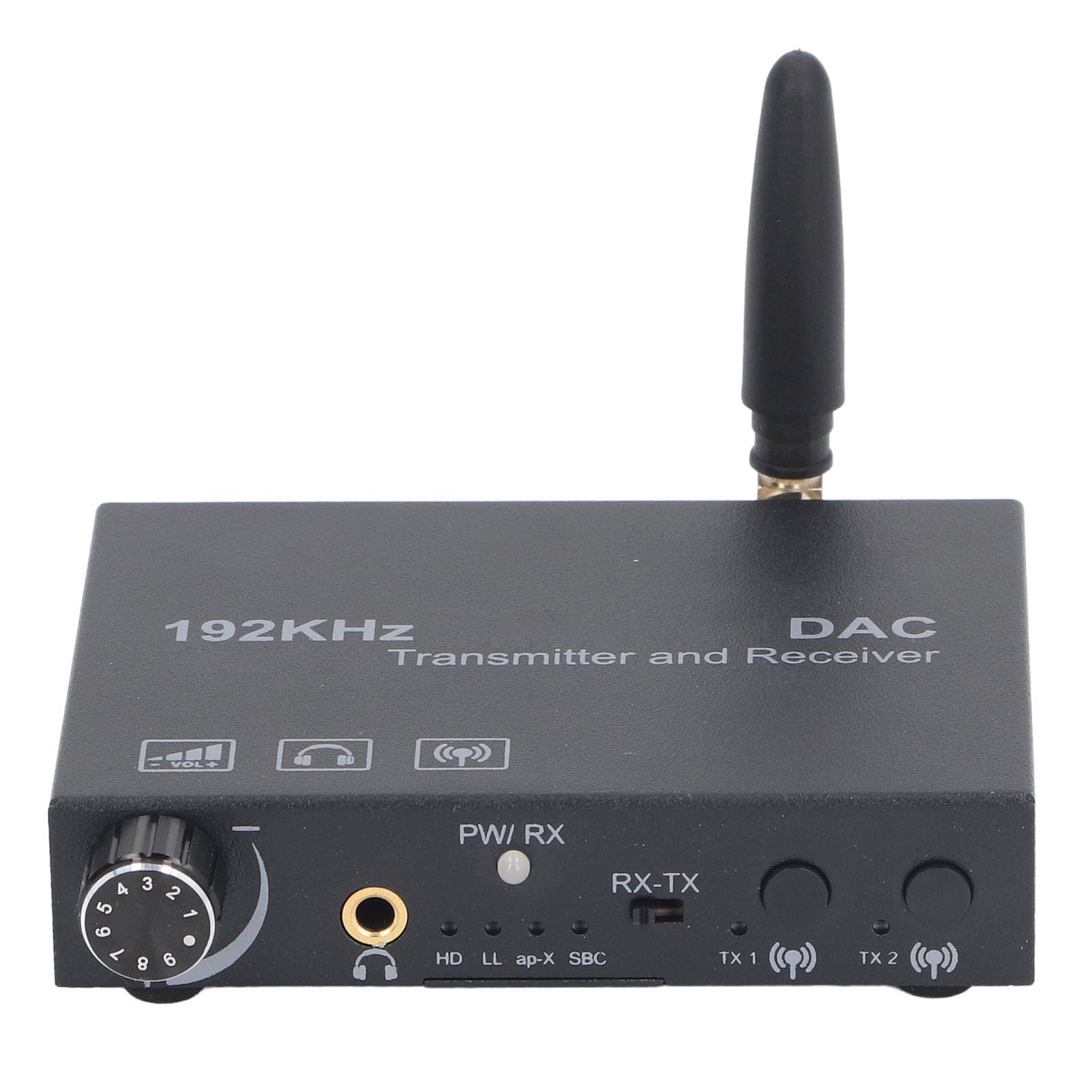 Convertisseur Audio, Réglage du Volume, Convertisseur Analogique Numérique Coaxial Optique, Prend en Charge 2 Paires D'écouteurs/haut-parleurs