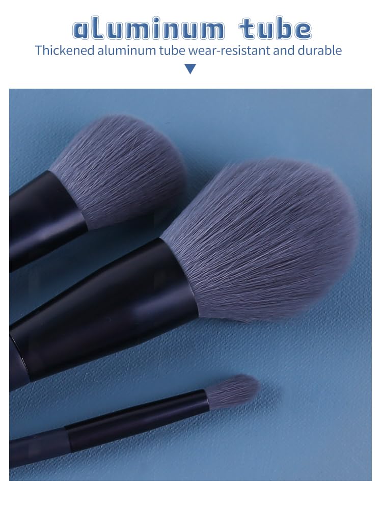 Makeup Brush with Soft Synthetic Fibre Wood Holder for Blush Foundation, Powder, Mix - Image 4