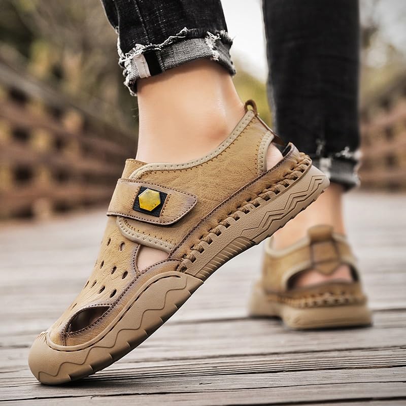 Men's Sandals Casual Outdoor Sandals Classic Men's Sandals Comfortable Breathable Sandals(40)2