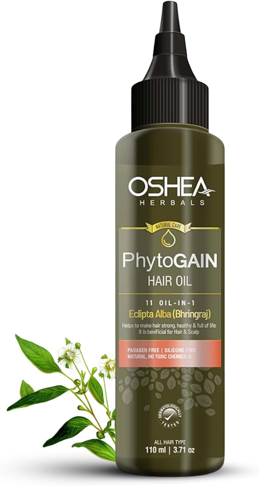 OSHEA Phytogain Hair Oil, Yellow, 120 ml