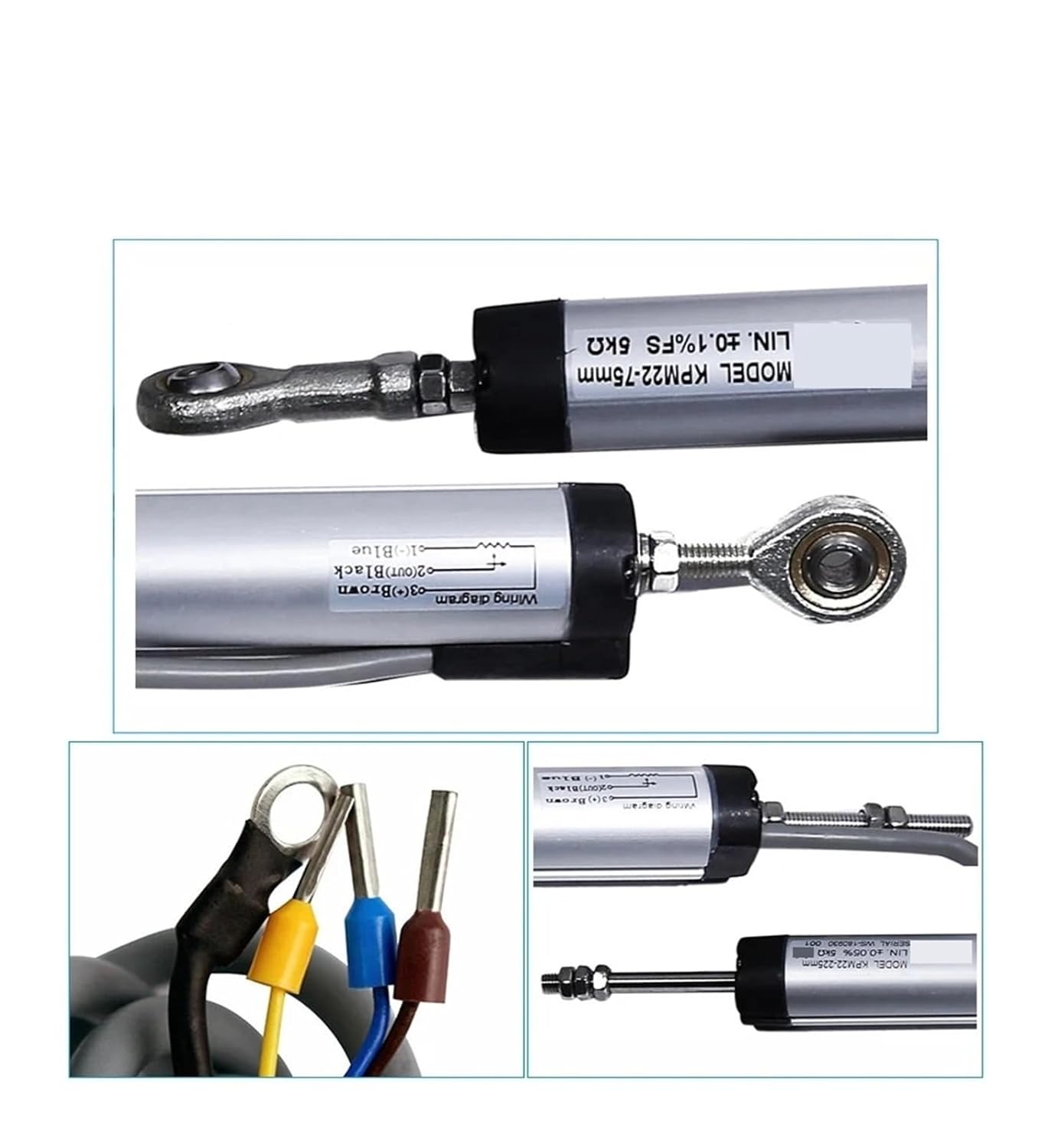 Linear Resistance Ruler Articulated Sensor KPM22 15mm-275mm Displacement Transducer(KPM22-250mm)