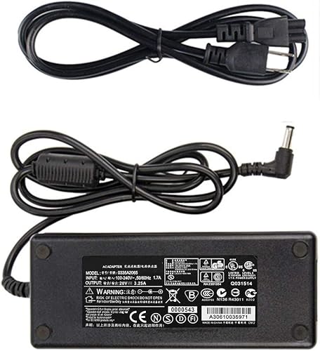 Adaptador ACDC compatible con Zebra Eltron TLP2844 TLP LP 2844 2824 GC420 GC420T GC420D impresora de etiquetas 20V 3.25A LP2844 Fuente de