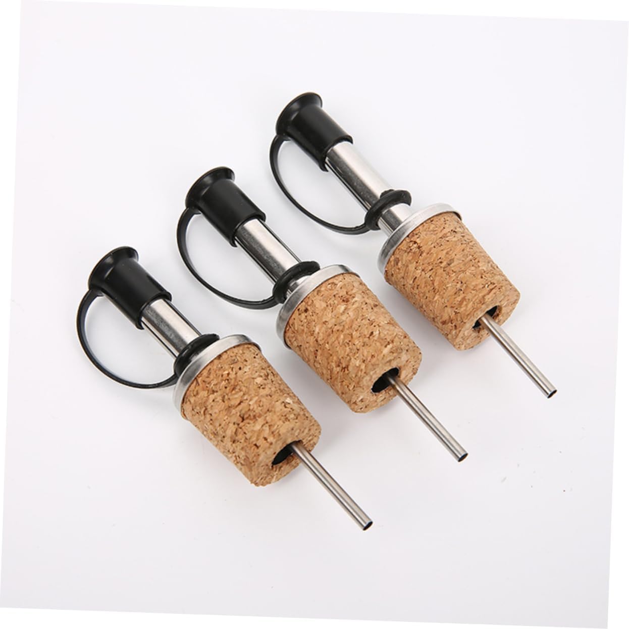 Red Wine Pourer Spout Multi-function Reusable Cork Stopper Stainless Steel Spout for Household Use for Wine Lovers and Entertaining
