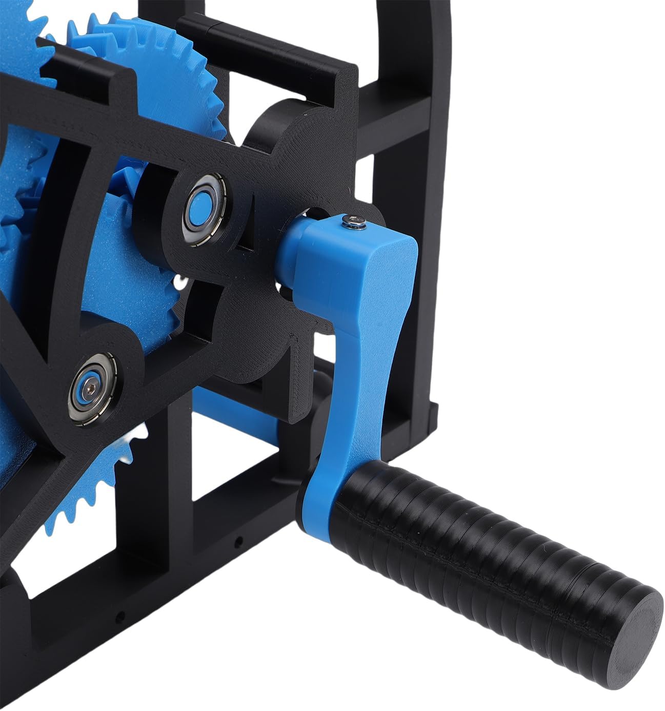 VINGVO 3D Industrial Filament Respooler, Heavy Duty Hand Cranked 3D Printer Spool Rewinder, Universal Wire & Welding Thread Winder with Smart Tension Control, Ideal for 20cm Spools