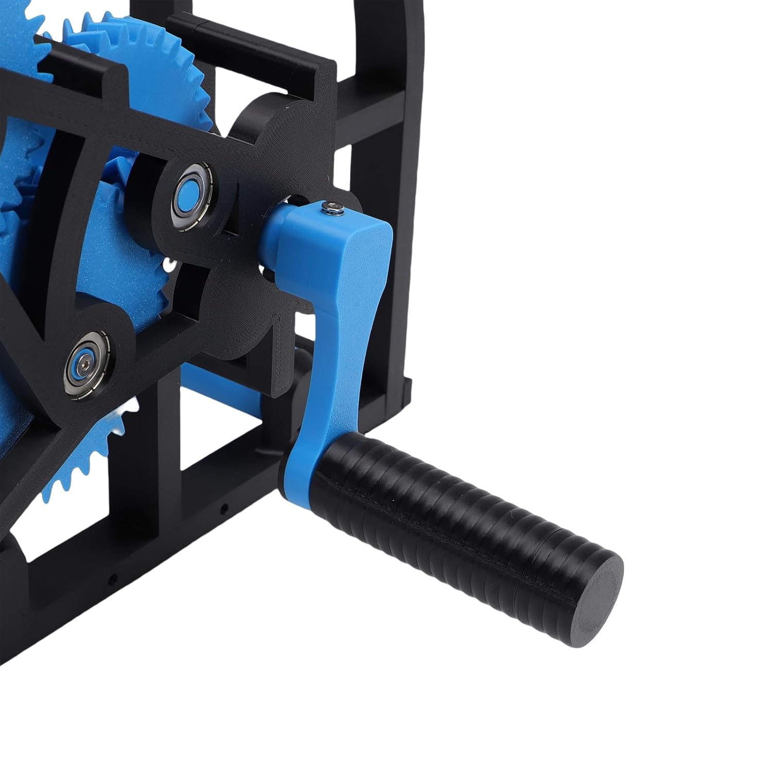 AUNMAS 3D Printer Filament Respooler, Hand Cranked Manual Spool Winder for Wire Thread Filament, with Adjustable Tension Control for 20cm Spools, Compatible with PLA ABS Welding Wire