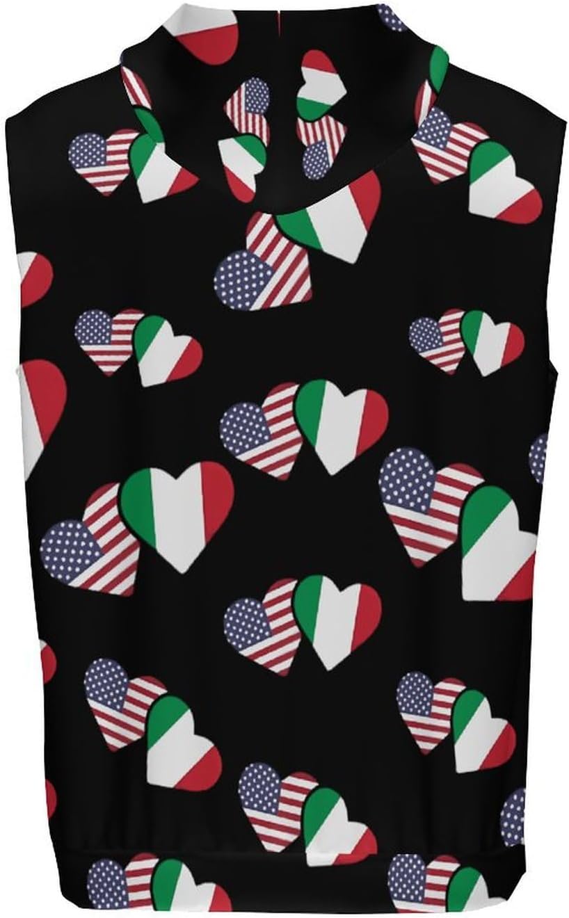 Men's Workout Hooded Tank Tops Sleeveless Muscle Gym T-Shirts